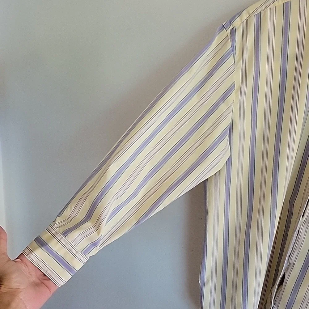 Victoria‎ Secret Pajama Sleep Shirt Large Cotton Striped Casual Lounge Preppy